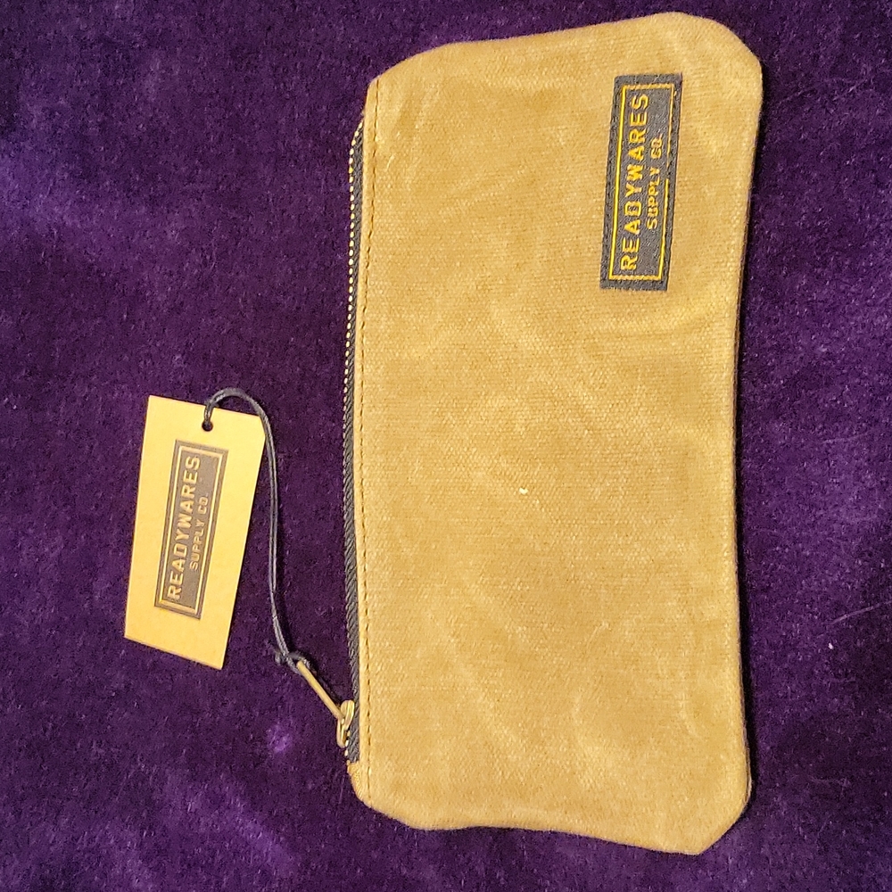 Readywares Waxed Canvas Small Zipper Pouch